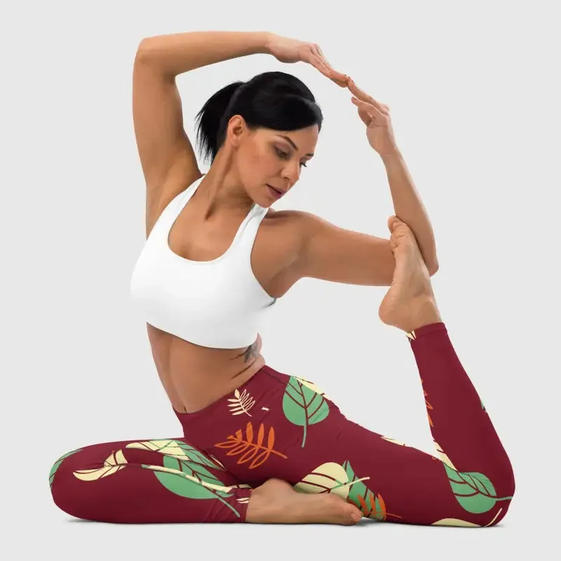 Flourishing Yoga Leggings | Women's Sports Wear