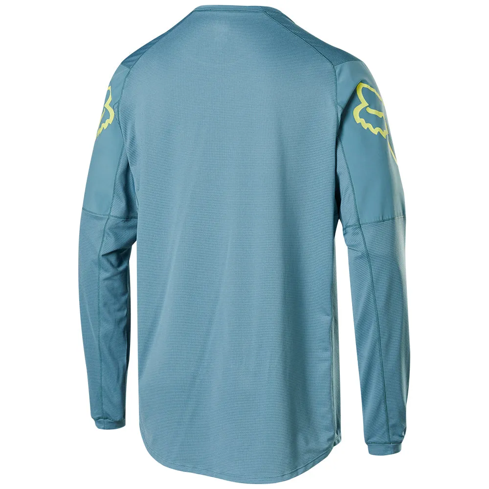 Fox Flexair Ls Fine Line Jersey - Light Blue