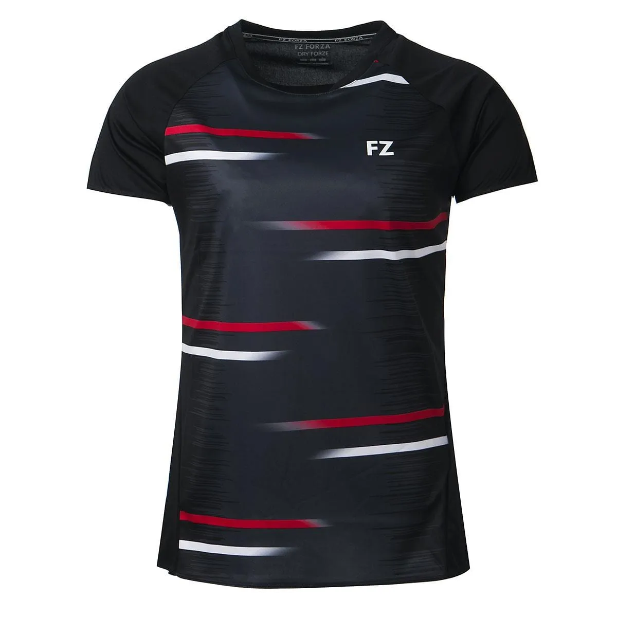 FZ Forza Mobile Womens Badminton T-Shirt - Black