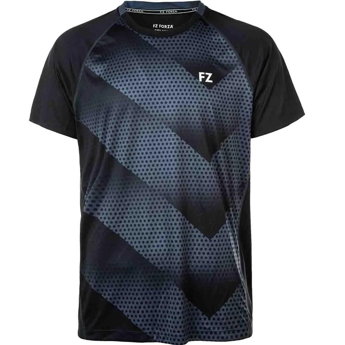 FZ Forza Monthy Mens Badminton T-Shirt - 1070 Steel Grey
