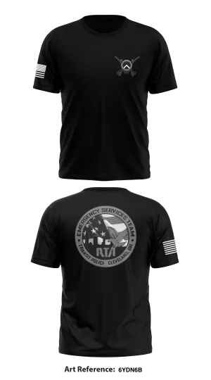 GCRTA Emergency Service Team (EST) Store 1 Core Men's SS Performance Tee - 6ydN6b