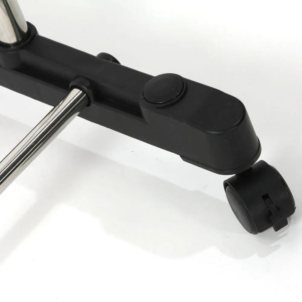 Generic QY*US4*160215*38 *8**1341** Clothes Hanger -bar Ga Rack Adjustable Single- Single-bar Garment ack Adj Rail Heavy Duty vy Duty Bar Rolling g Rail Heavy Duty