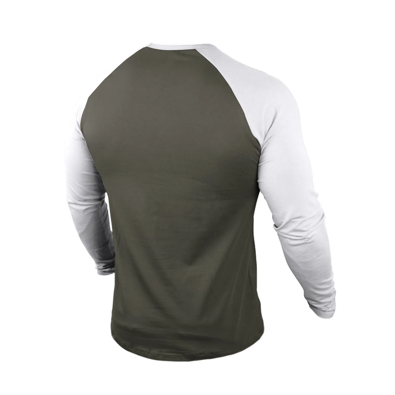 GOOD LUCK SHAMROCK 100% COTTON RAGLAN GRAPHIC LONG SLEEVE T-SHIRT