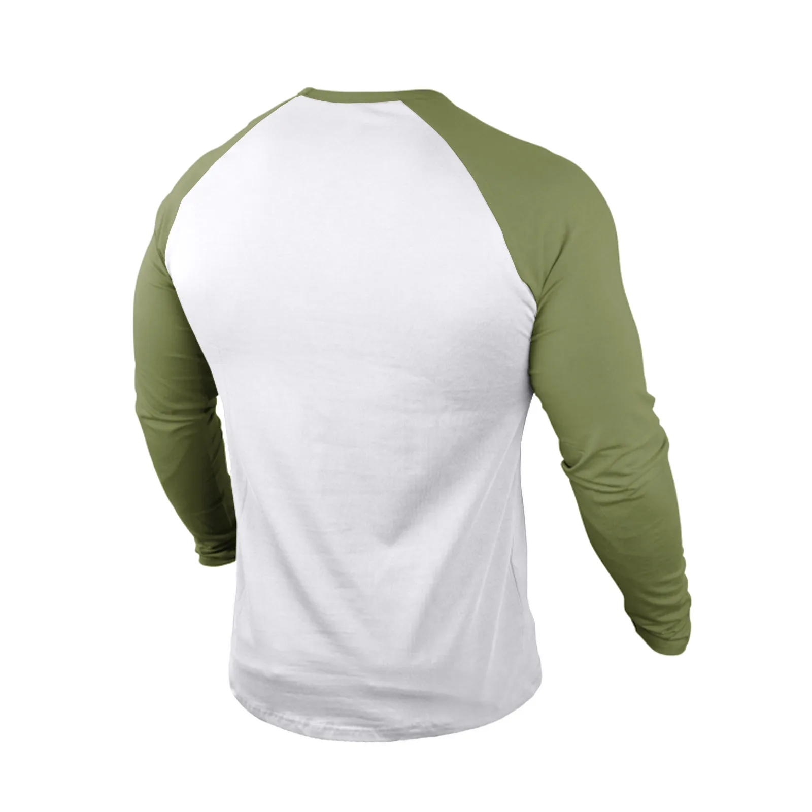 GOOD LUCK SHAMROCK 100% COTTON RAGLAN GRAPHIC LONG SLEEVE T-SHIRT