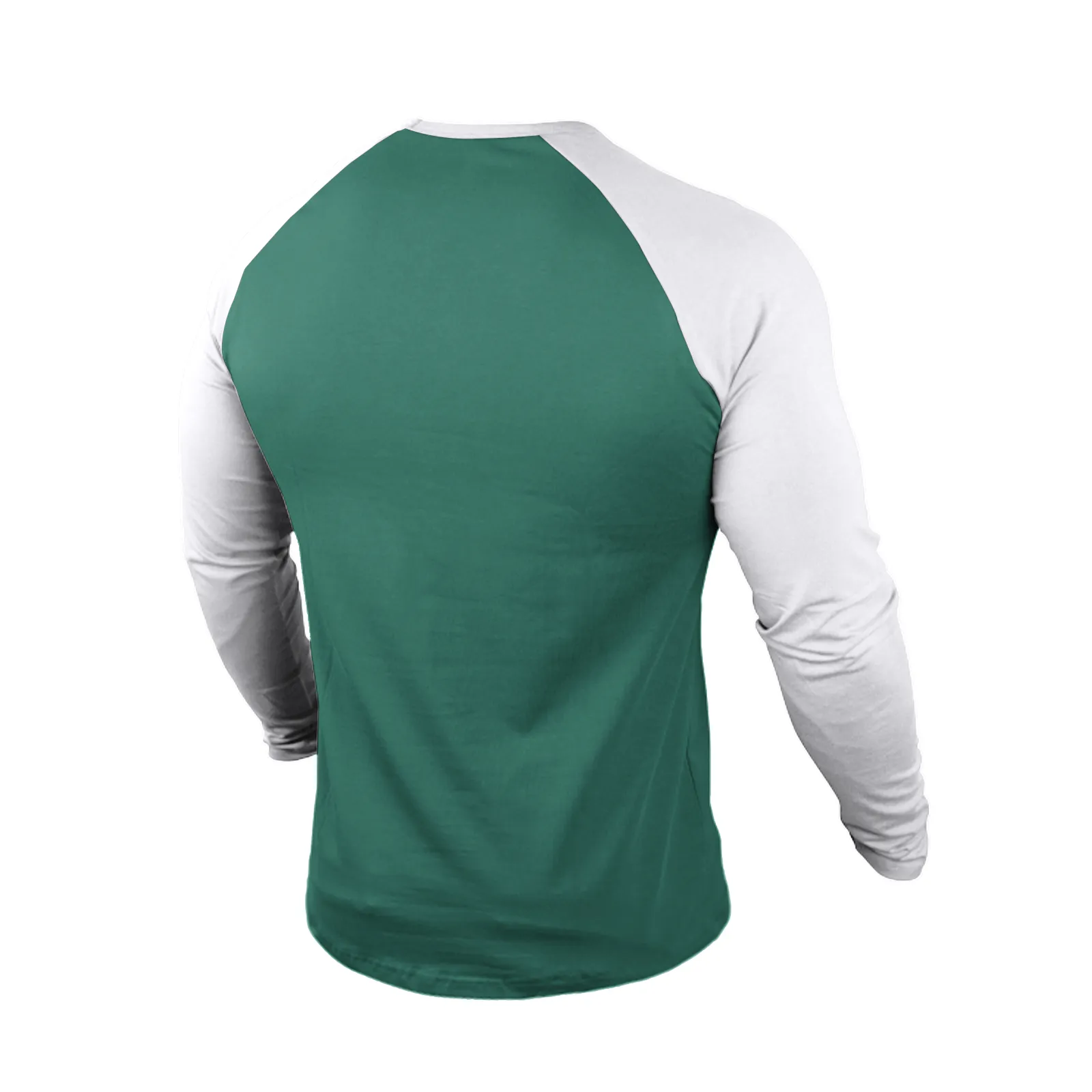 GOOD LUCK SHAMROCK 100% COTTON RAGLAN GRAPHIC LONG SLEEVE T-SHIRT