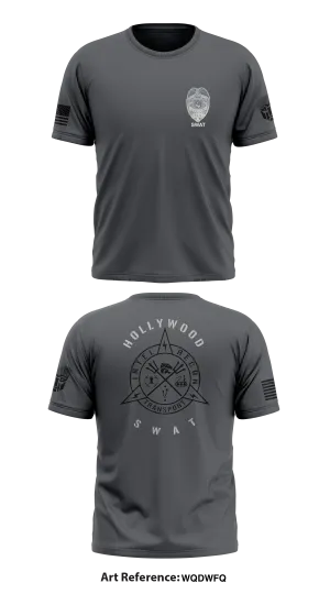 Hollywood police Drone unit Store 1 Core Men's SS Performance Tee - wQdwfQ