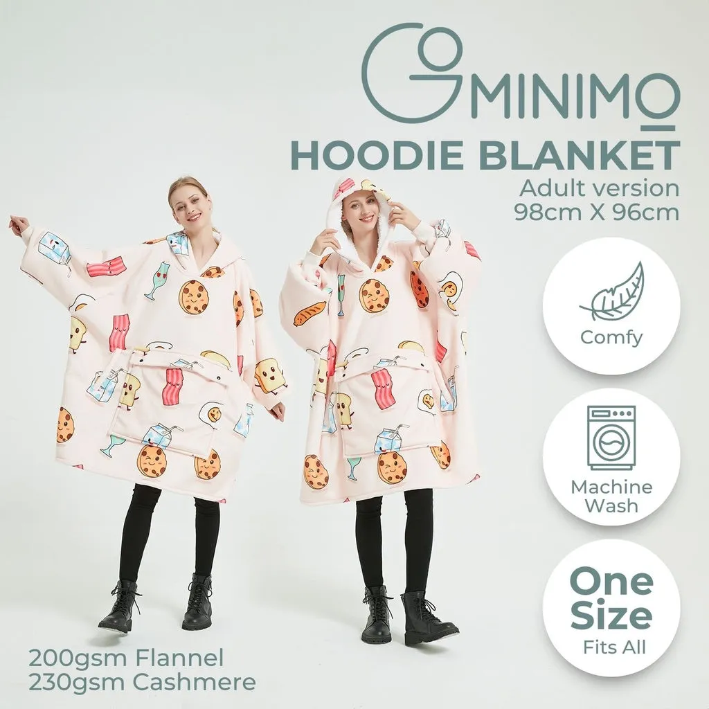 Hoodie Blanket (Adult Breakfast)
