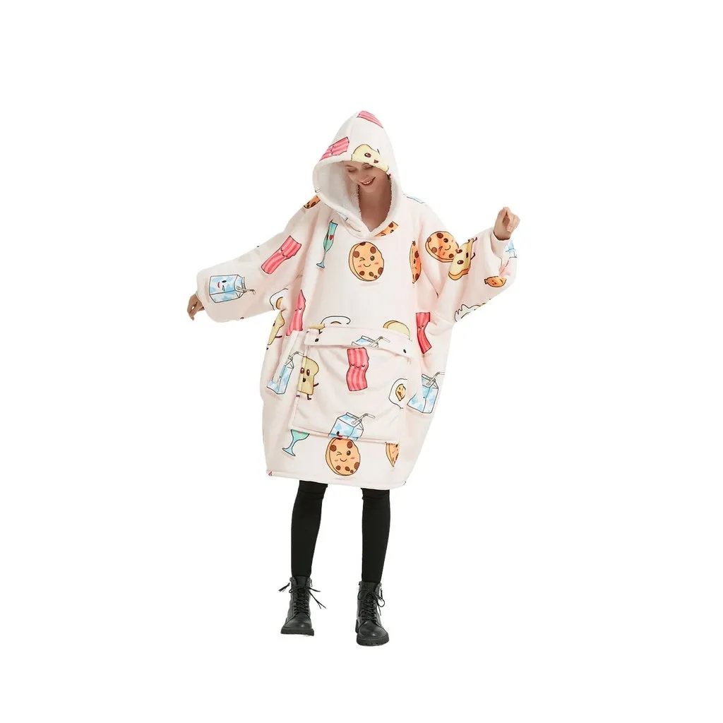 Hoodie Blanket (Adult Breakfast)