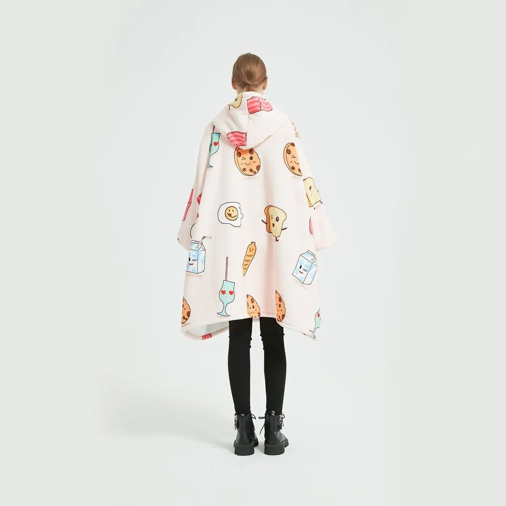 Hoodie Blanket (Adult Breakfast)
