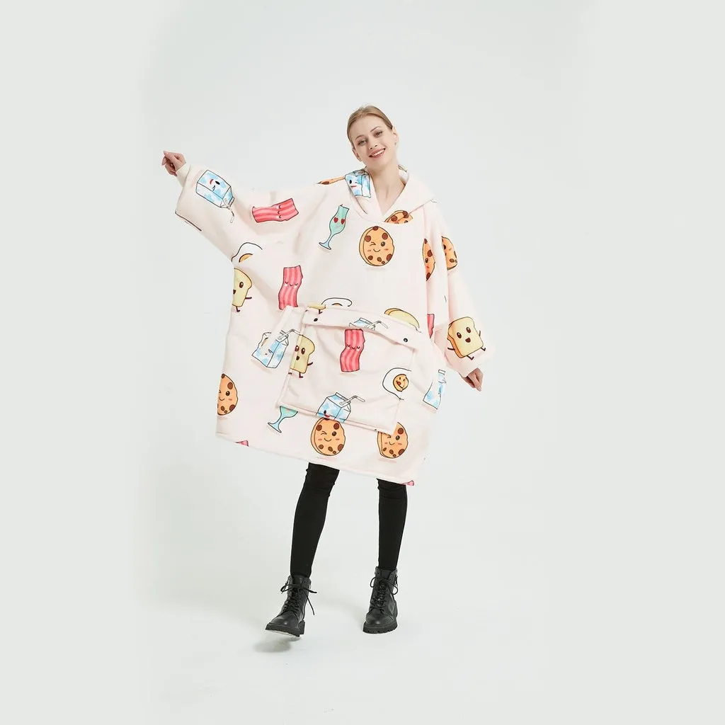 Hoodie Blanket (Adult Breakfast)
