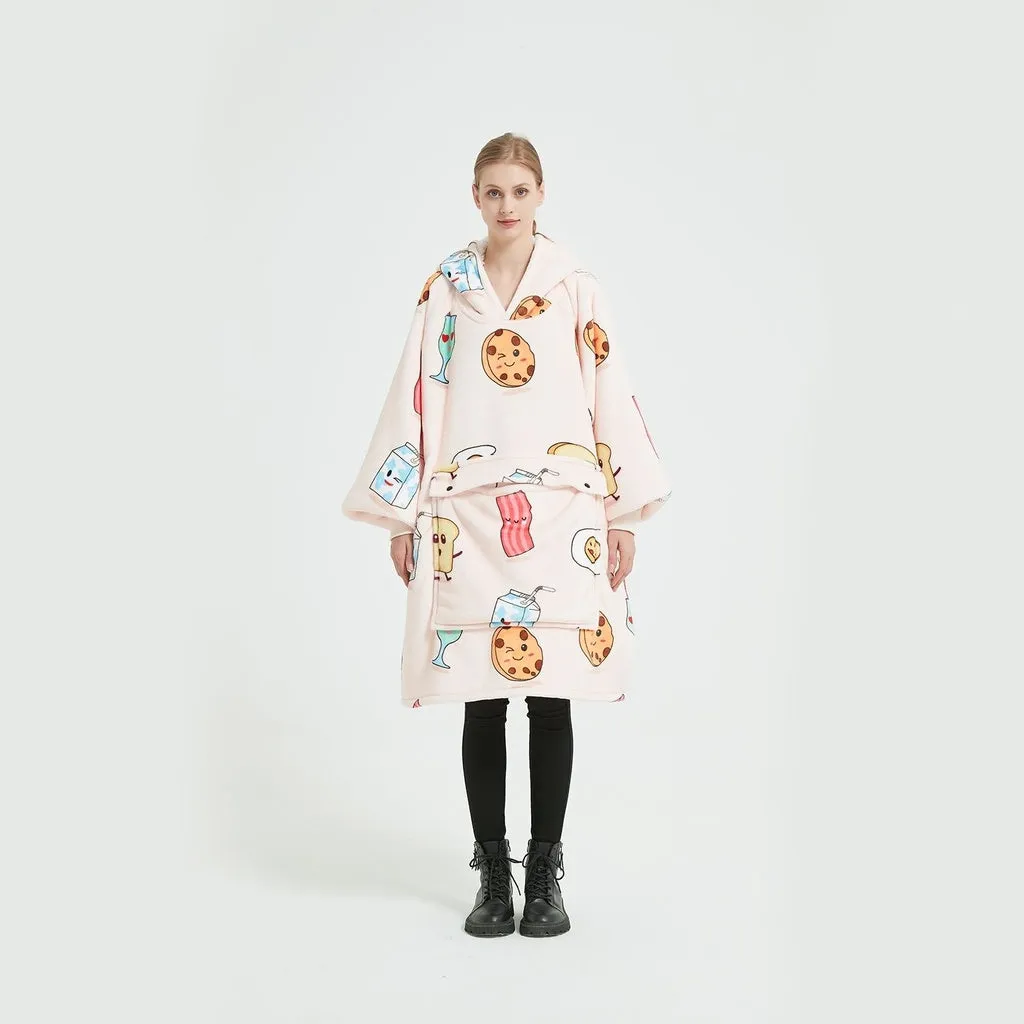 Hoodie Blanket (Adult Breakfast)