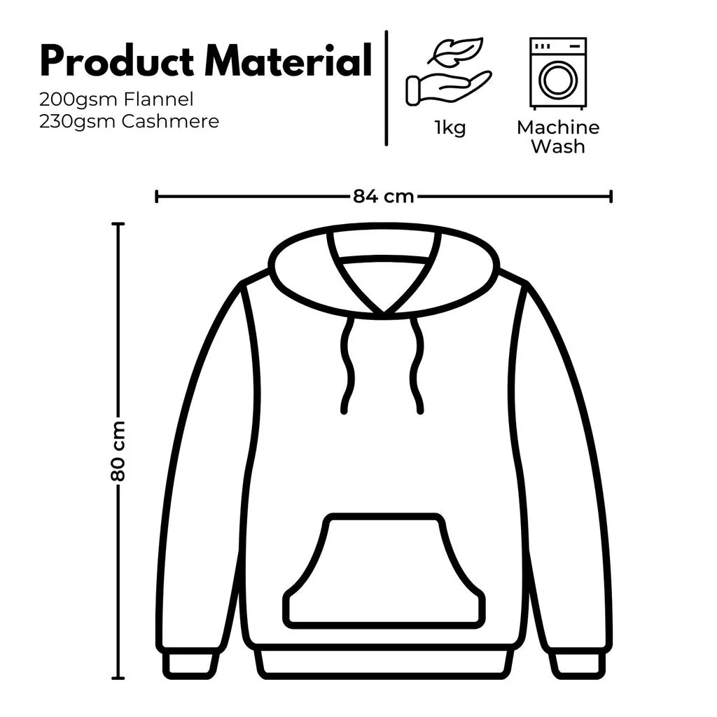 Hoodie Blanket (Kids Cat yellow)
