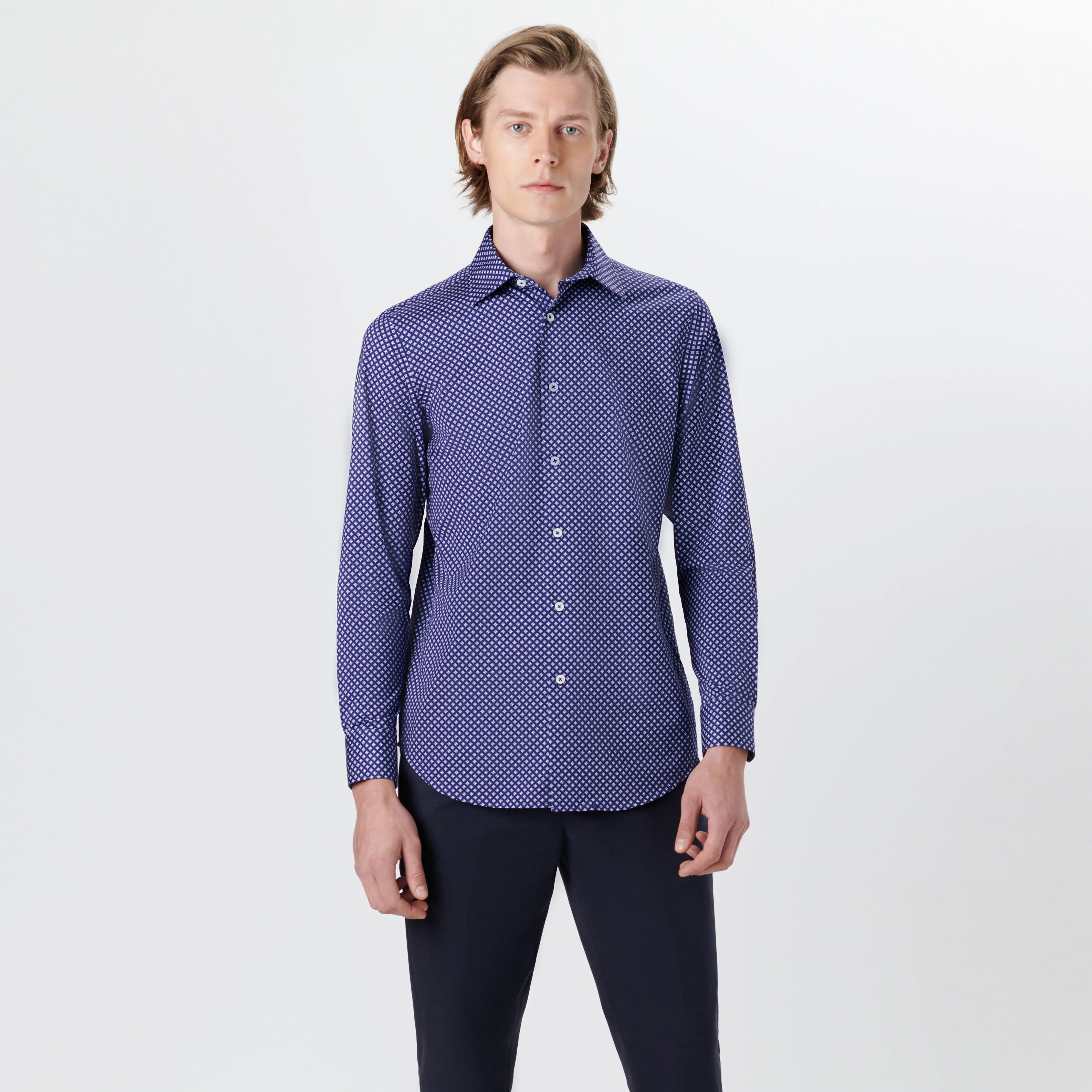 JAMES Geometric Print OoohCotton Shirt