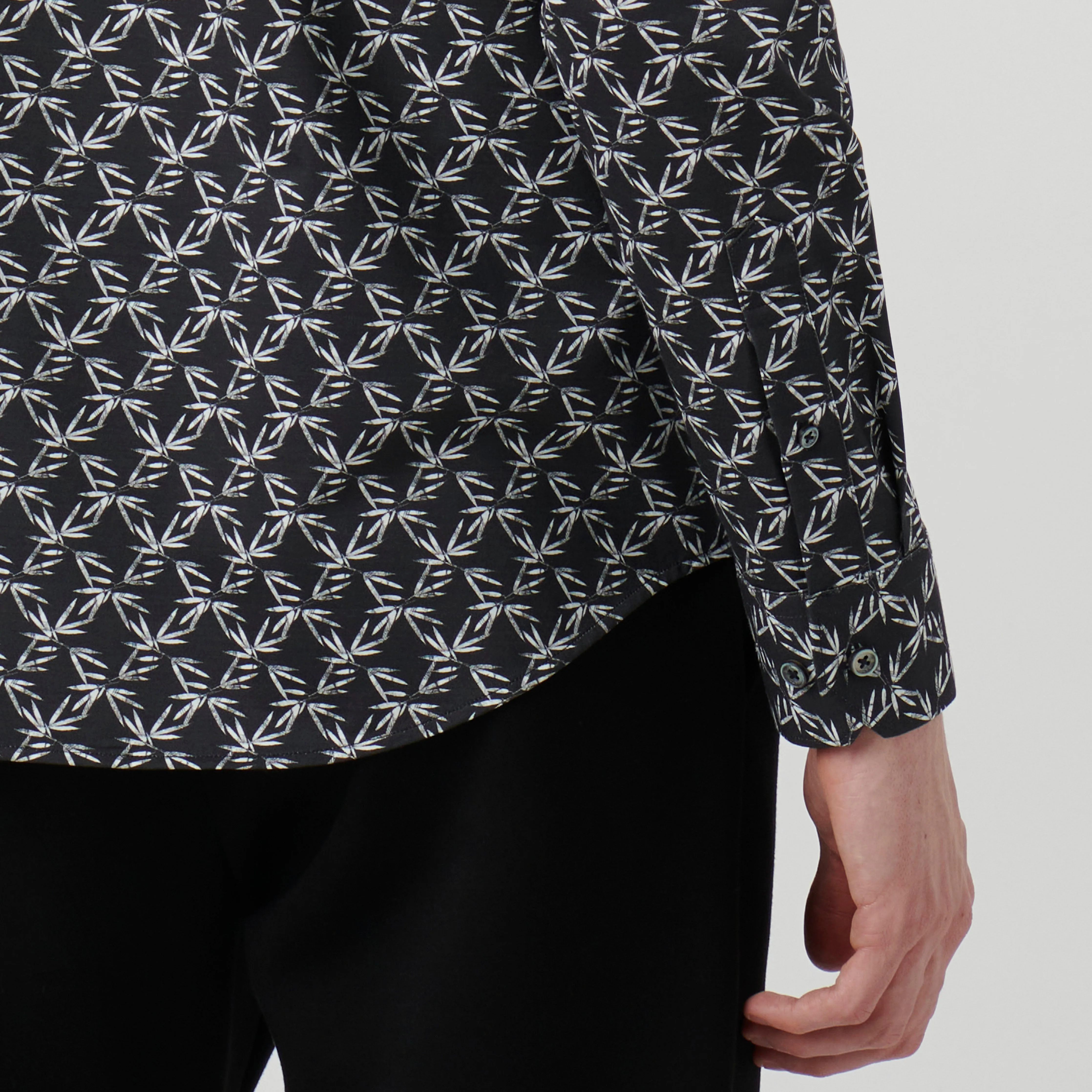 James Leaf Print OoohCotton Shirt