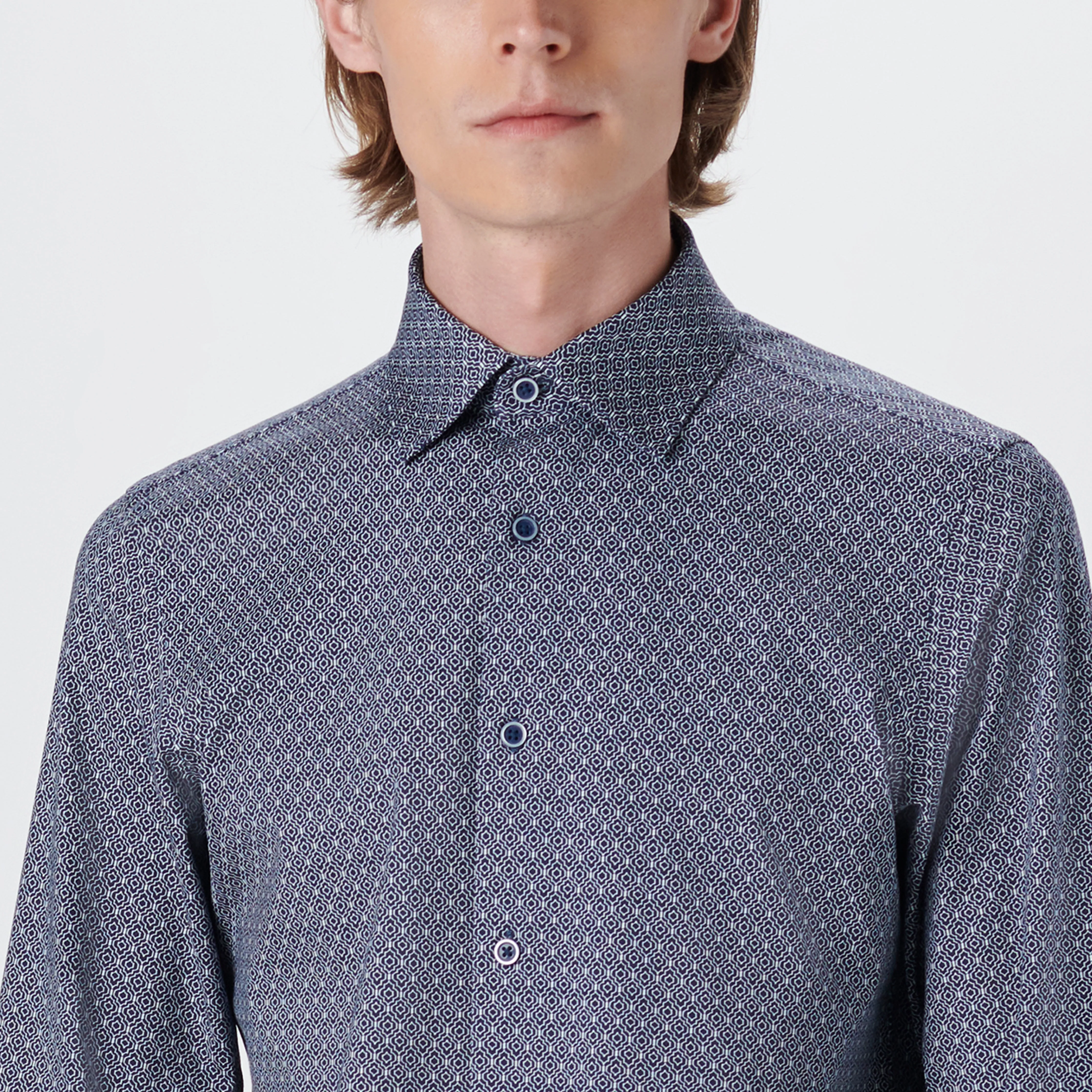 JAMES Medallion Print OoohCotton Shirt