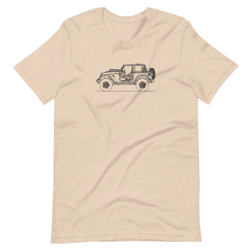 Jeep Wrangler Rubicon JL silhouette T-shirt