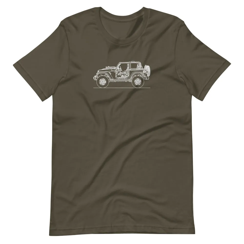Jeep Wrangler Rubicon JL silhouette T-shirt