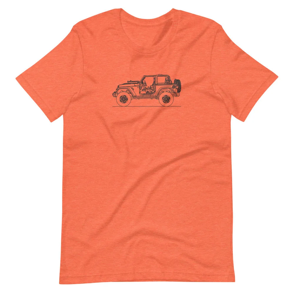 Jeep Wrangler Rubicon JL silhouette T-shirt