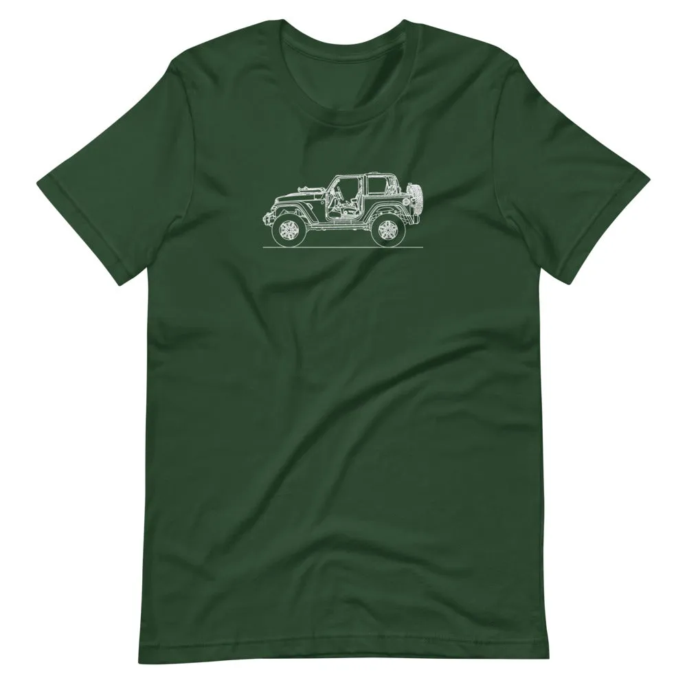 Jeep Wrangler Rubicon JL silhouette T-shirt
