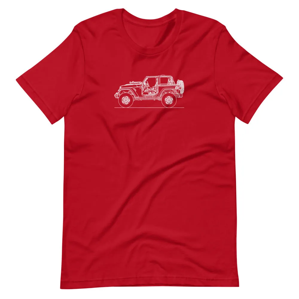 Jeep Wrangler Rubicon JL silhouette T-shirt