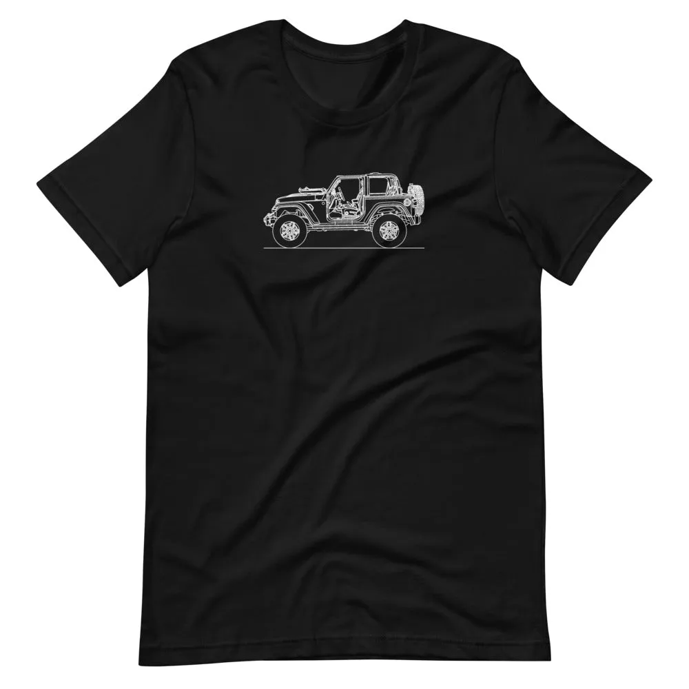 Jeep Wrangler Rubicon JL silhouette T-shirt