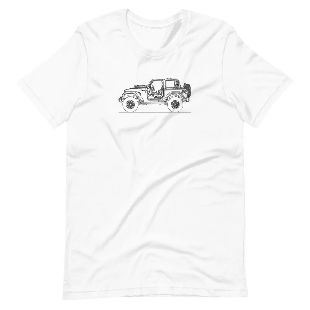 Jeep Wrangler Rubicon JL silhouette T-shirt