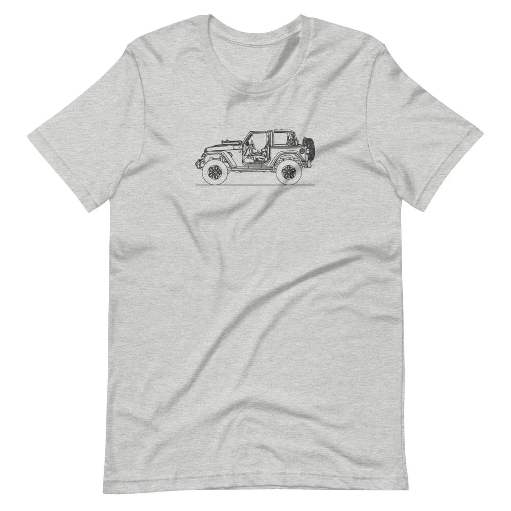 Jeep Wrangler Rubicon JL silhouette T-shirt