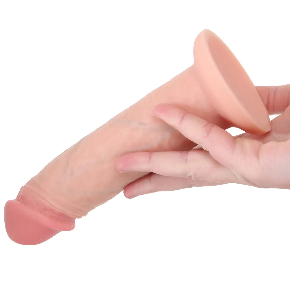 Jock Real Skin 8 Inch Vibrating Dildo