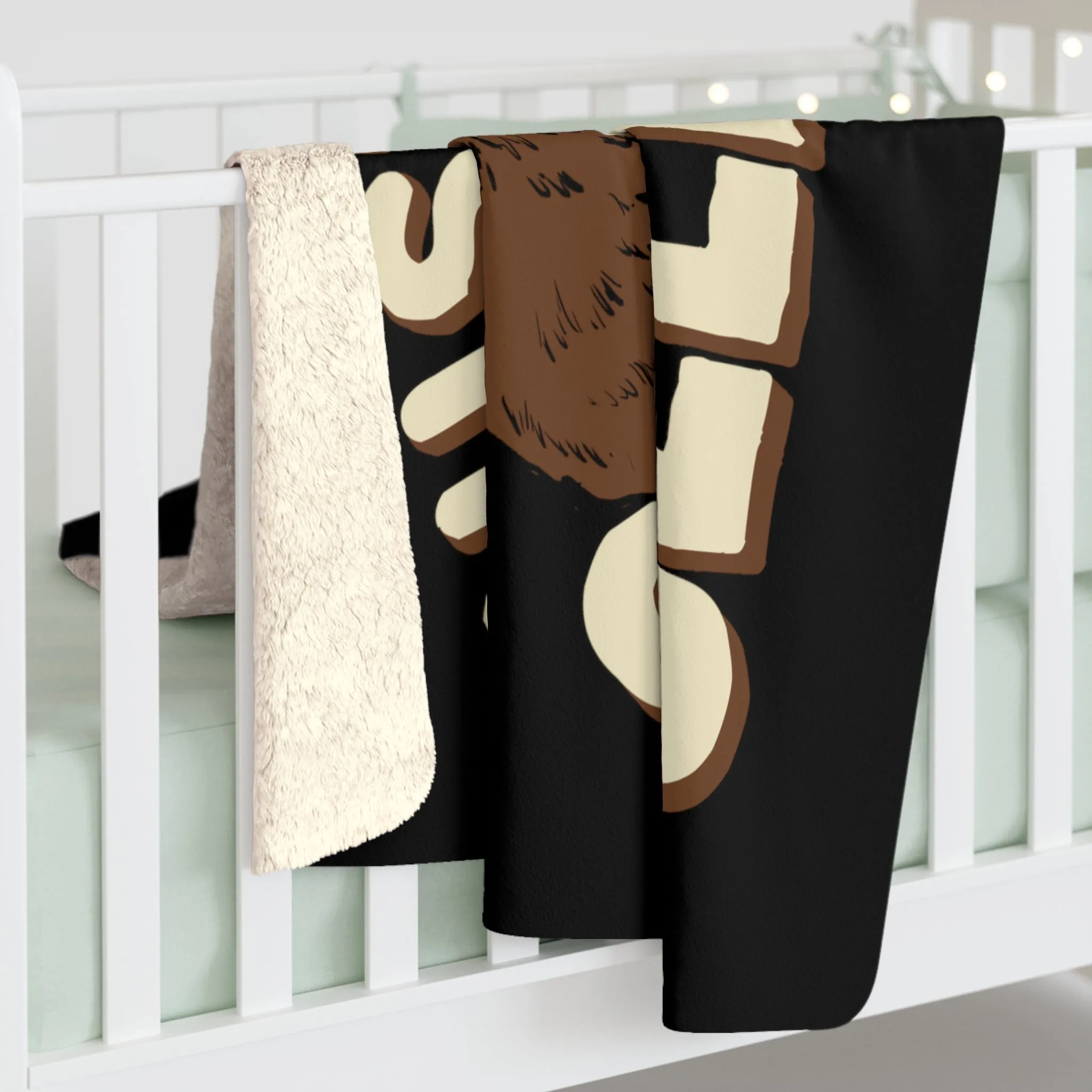 Just Let Me Sleep Sherpa Fleece Blanket