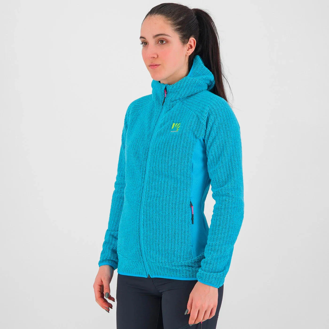Karpos Rocchetta W Hoodie Fleece pile tecnico da trekking Donna