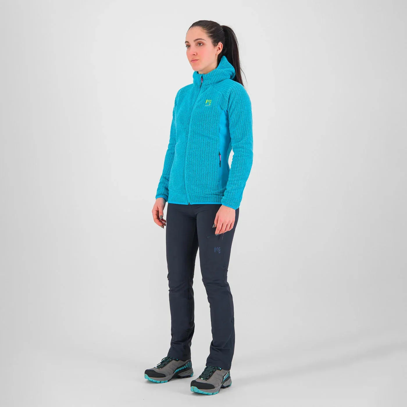 Karpos Rocchetta W Hoodie Fleece pile tecnico da trekking Donna