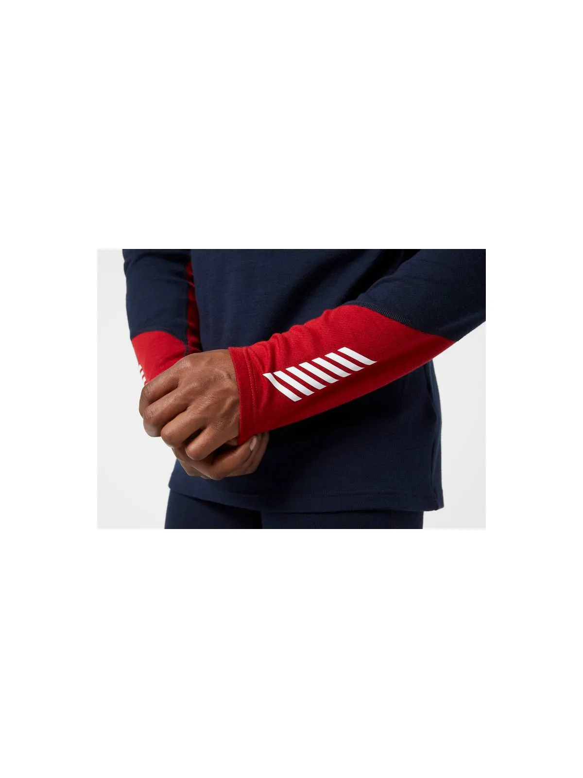 Koszulka Helly Hansen Lifa Merino Midweight 1/2 Zip granatowy