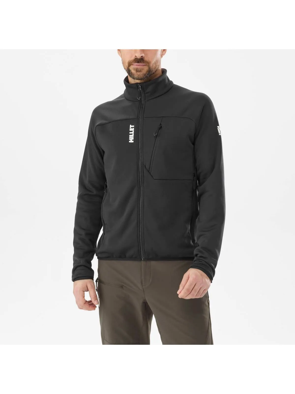 Kurtka męska MILLET M Seneca Fleece Jkt Czarny