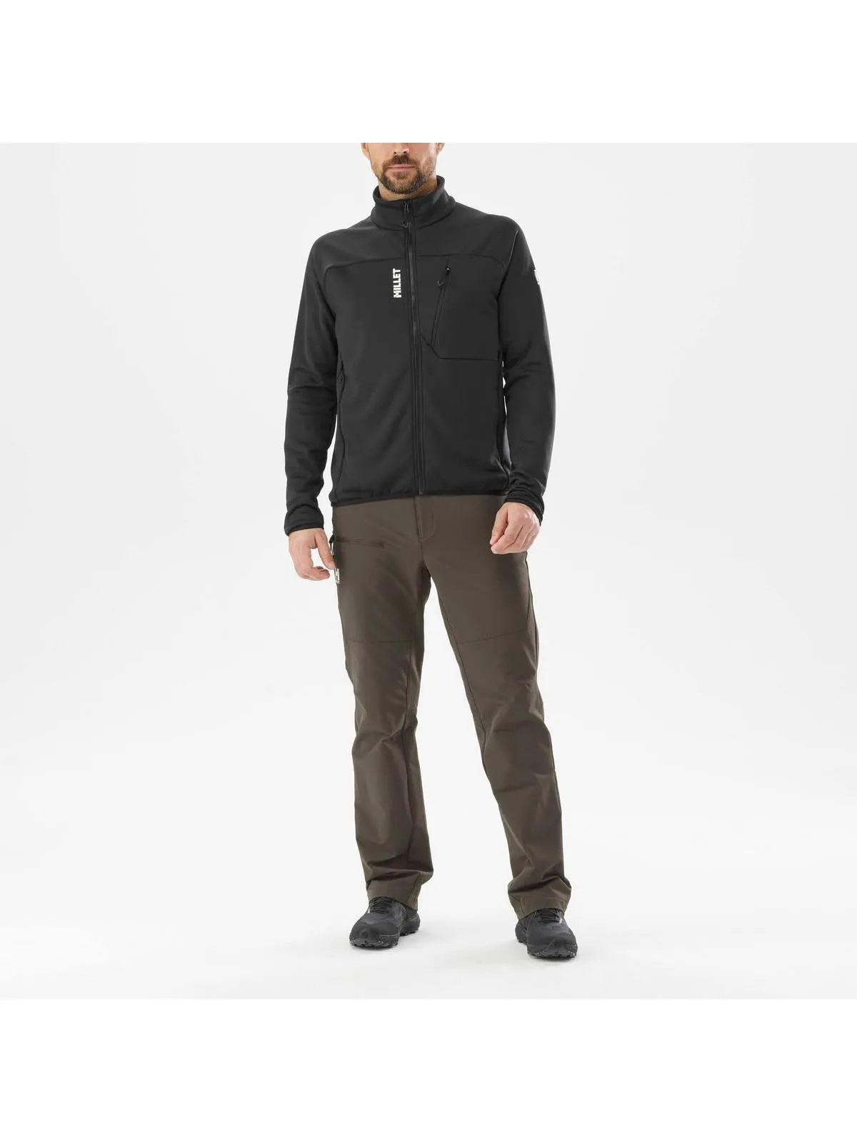 Kurtka męska MILLET M Seneca Fleece Jkt Czarny