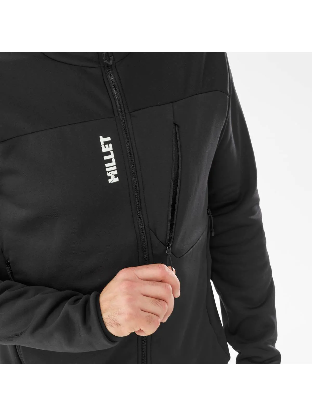 Kurtka męska MILLET M Seneca Fleece Jkt Czarny