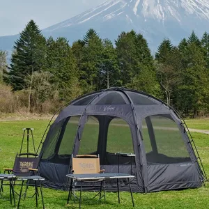 KZM ビバドームシェルタープライム ブラック 改良版 テント シェルター 黒 3人用 4人用 カズミ アウトドア KZM OUTDOOR VIVA DOME SHELTER PRIME