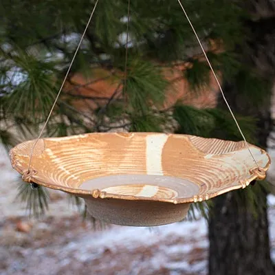 Large Ceramic Hanging Bird Bath