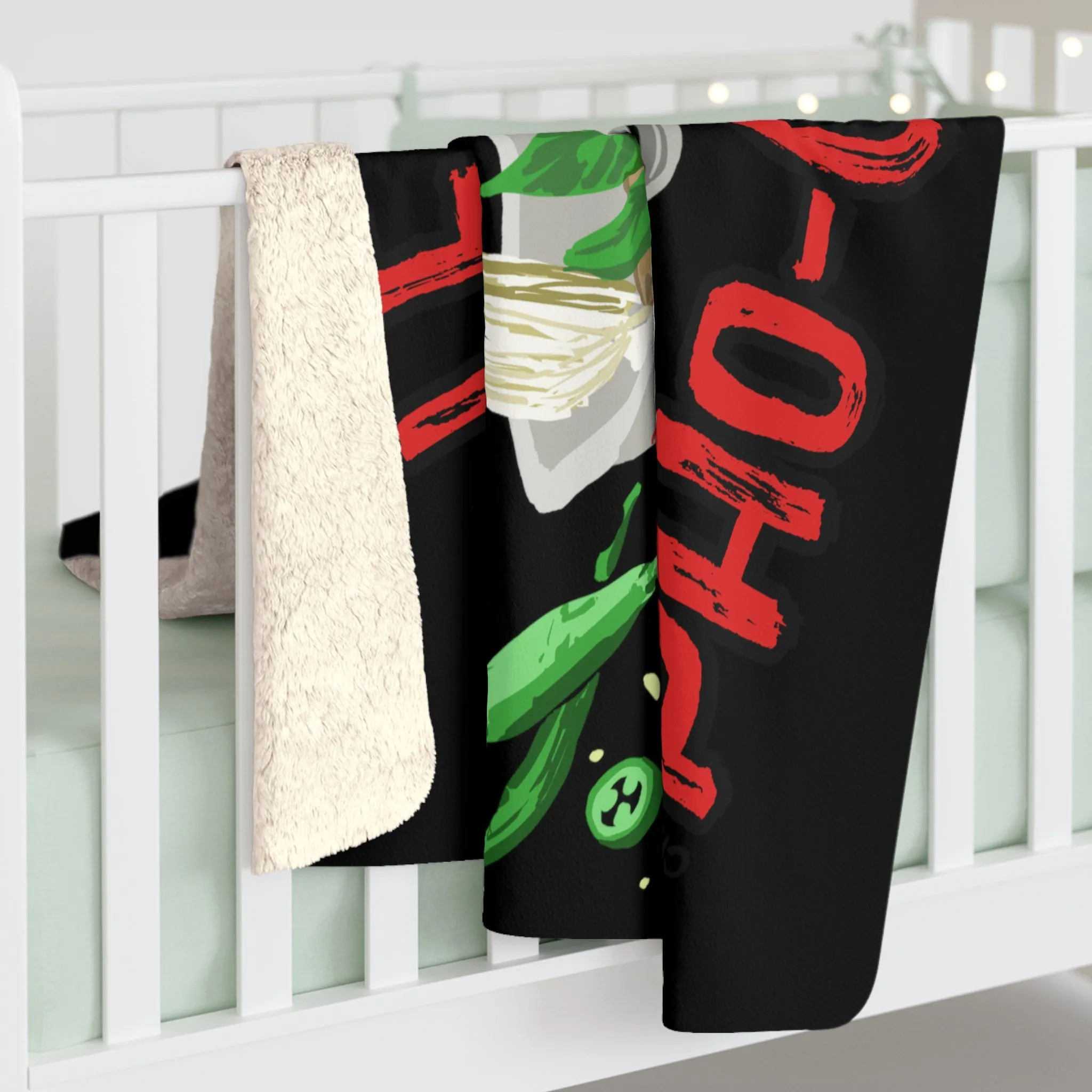 Let's Get Pho-cked Up Sherpa Fleece Blanket