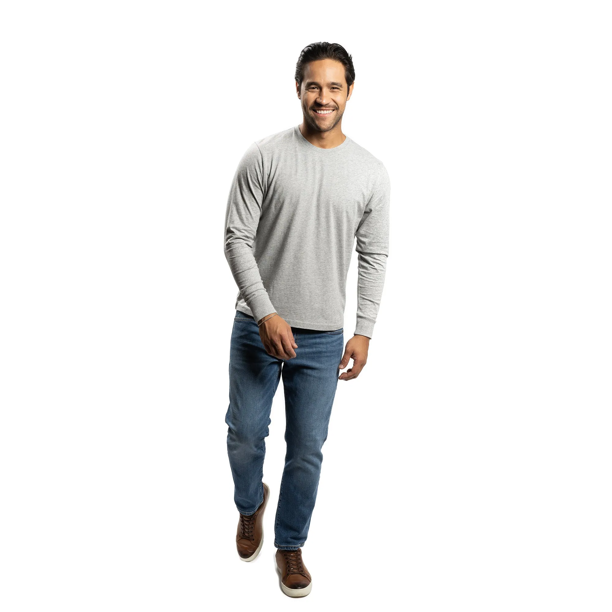 Long Sleeve T-Shirt - Heather Grey