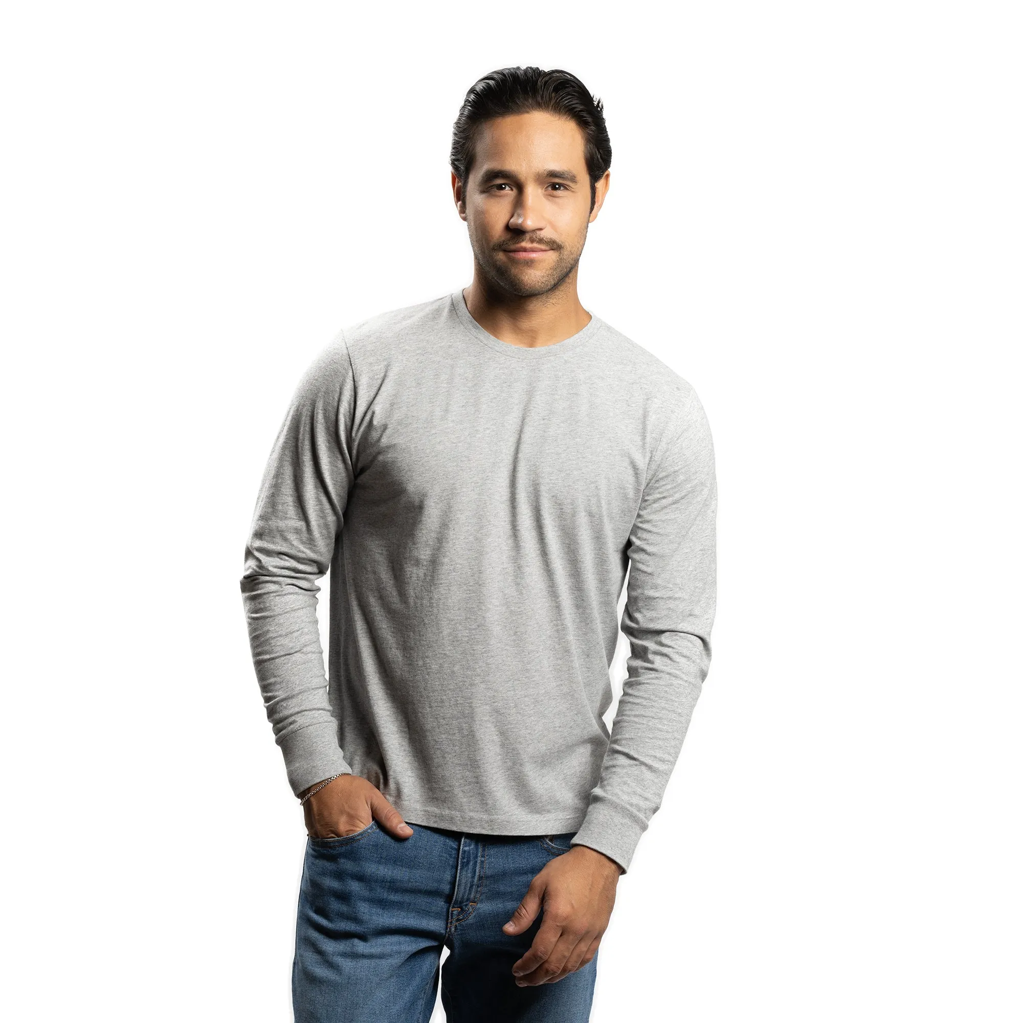 Long Sleeve T-Shirt - Heather Grey