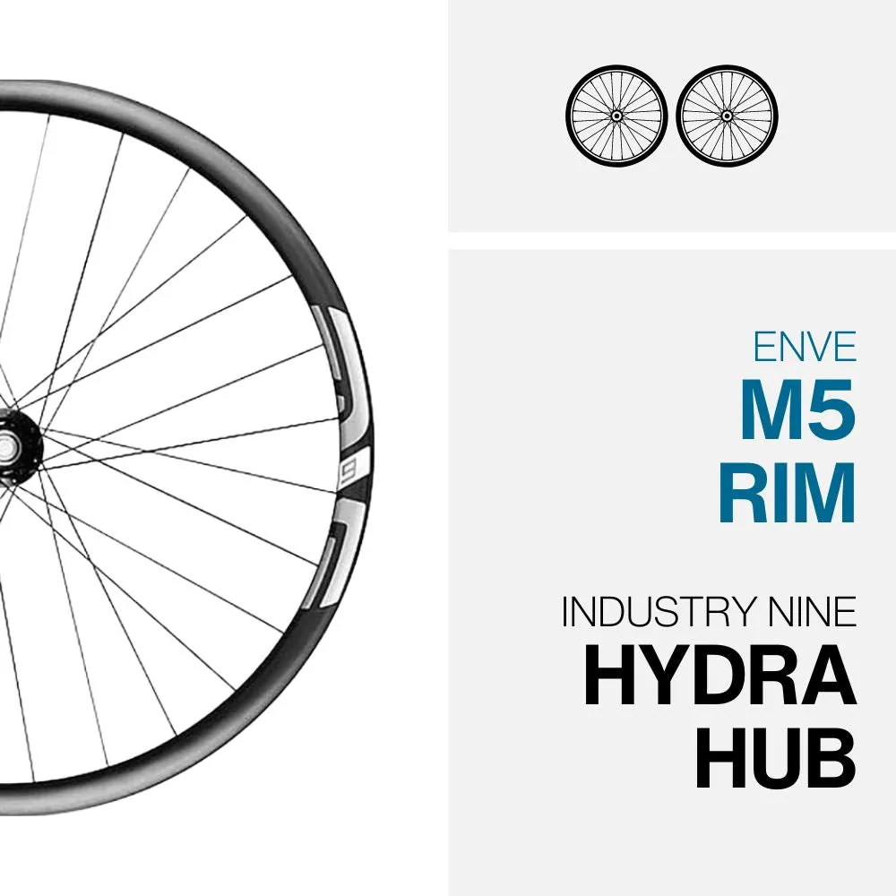 M5 On I9 Hydra 29" Wheelset