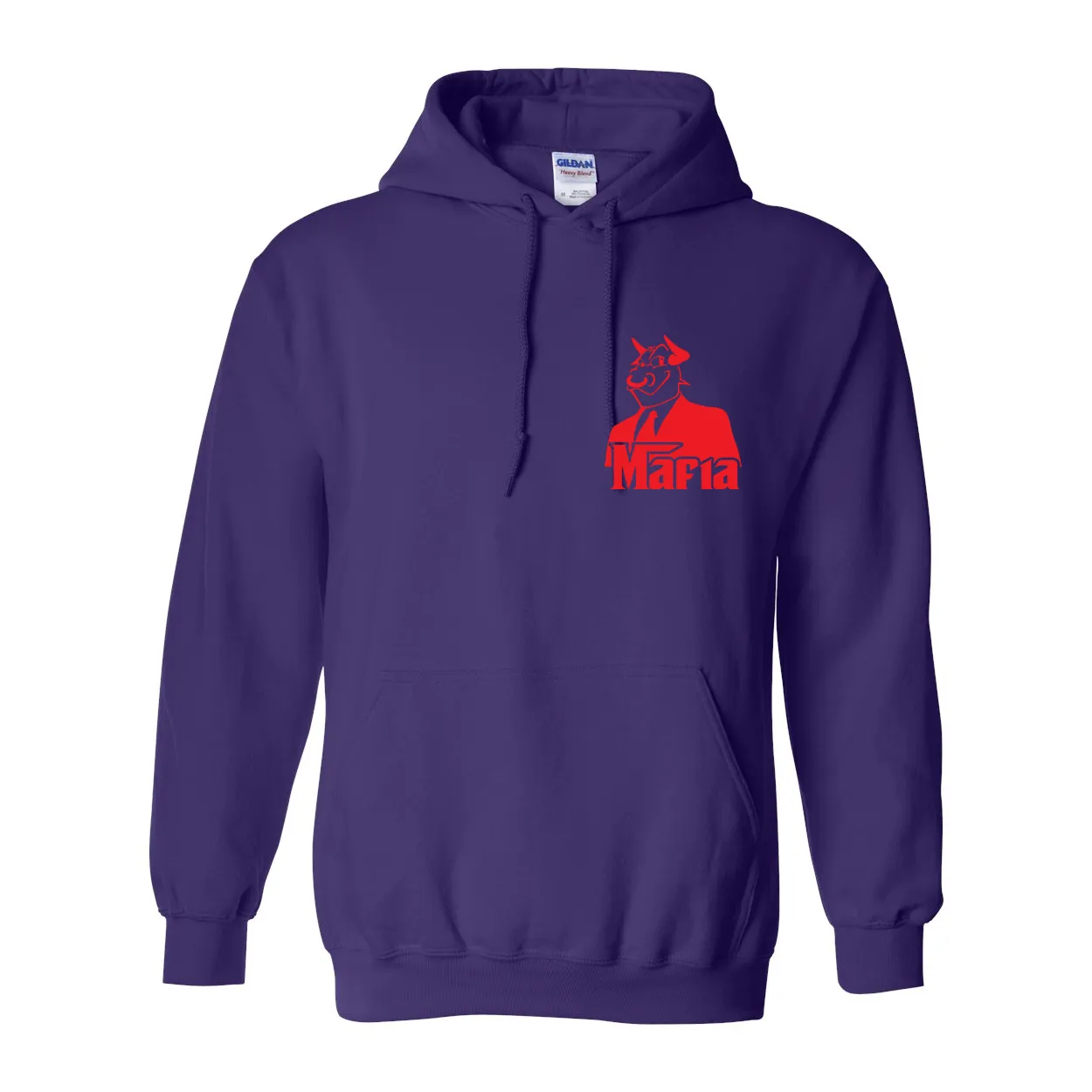 Mafia Front/Back Print Hoodie