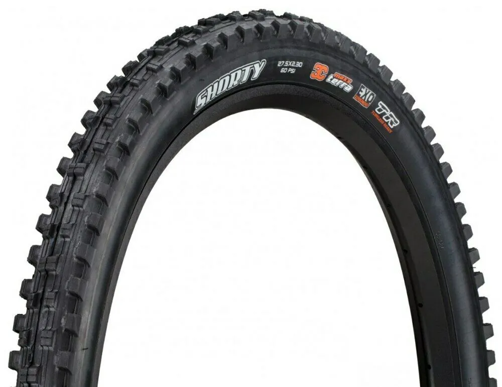 Maxxis Shorty 3C MaxxTerra EXO TR Folding Tyre - 27.5 x 2.3 - Tubeless Ready
