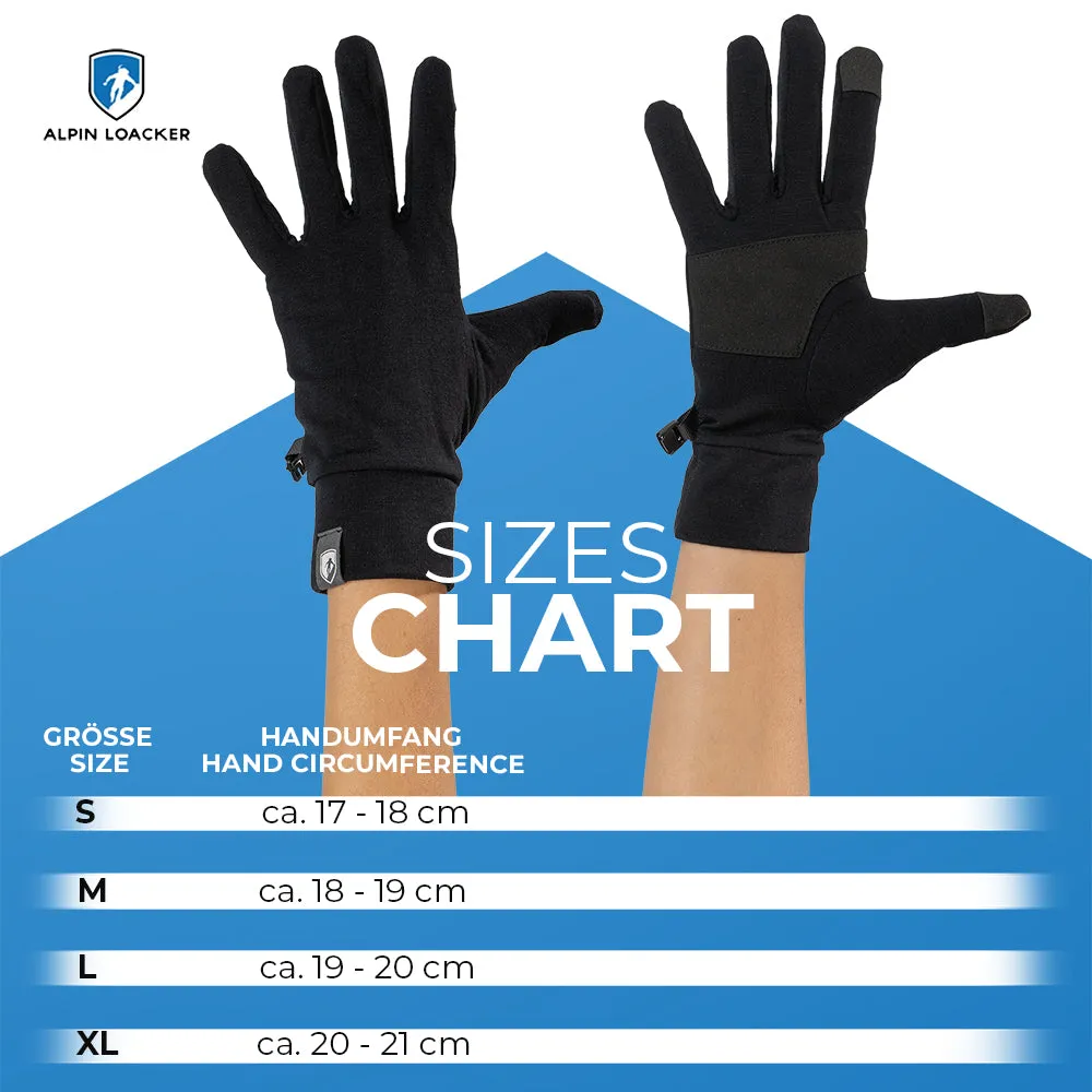 Merino Handschuhe mit Touch Funktion