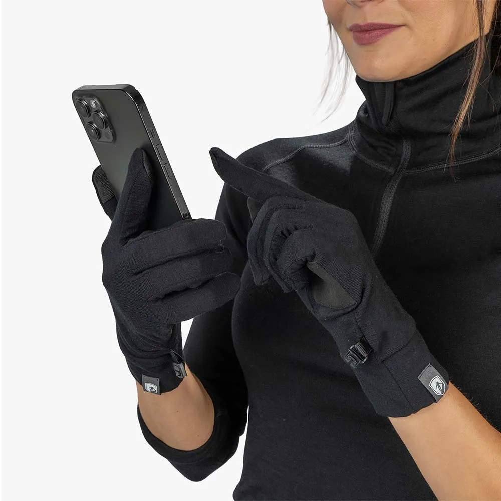 Merino Handschuhe mit Touch Funktion