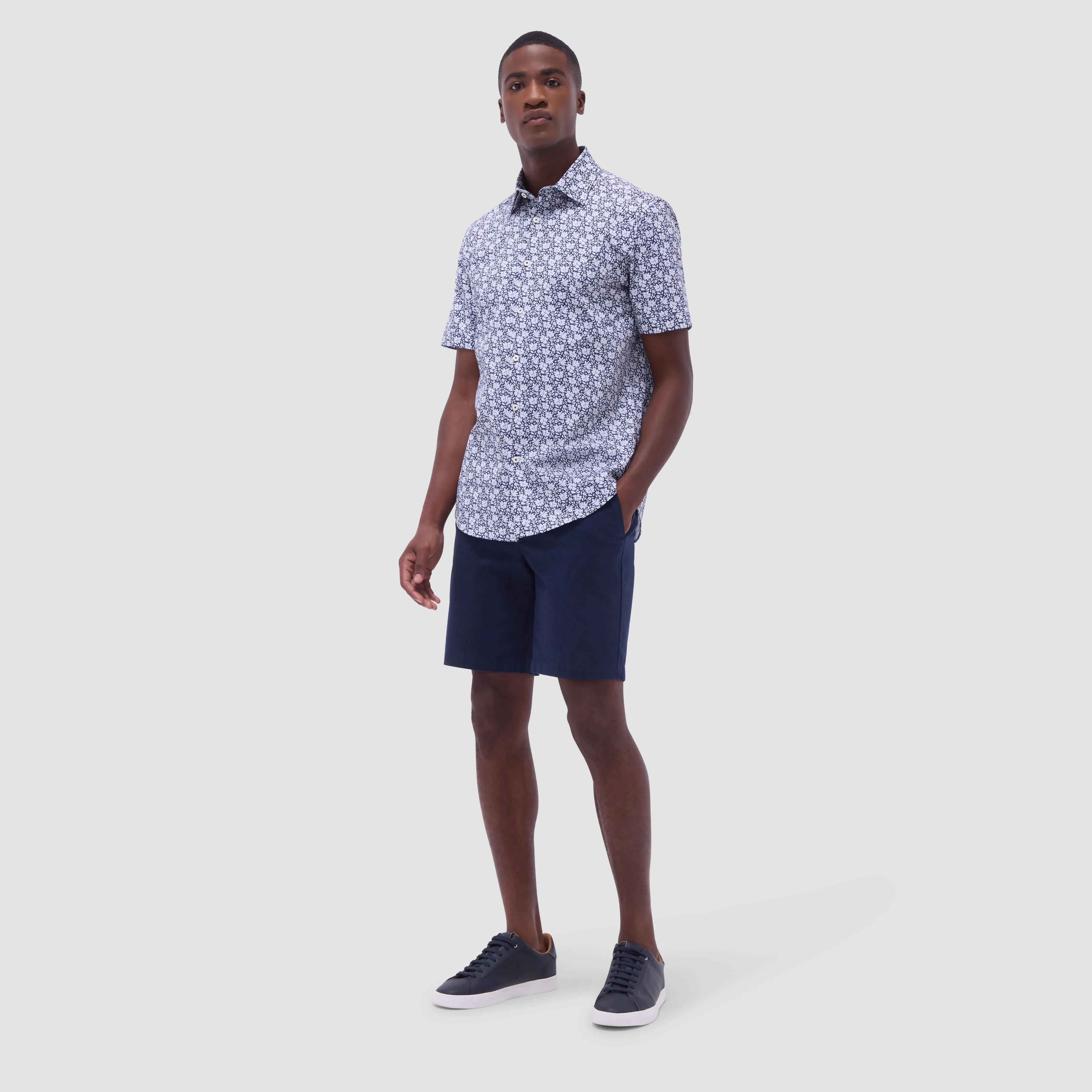 Miles Floral OoohCotton Short-Sleeve Shirt