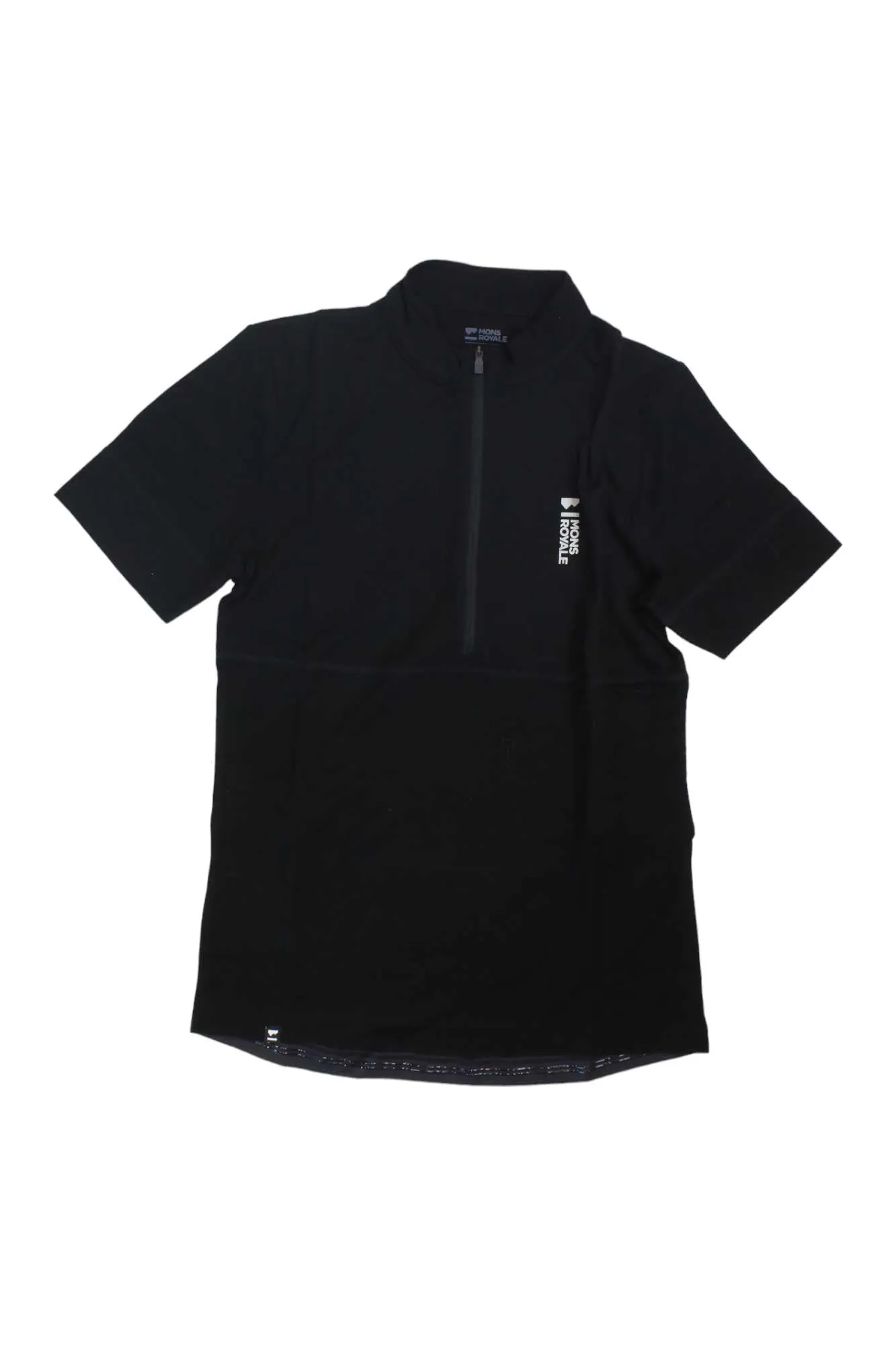 Mons Royale Mens Cadence Half Zip Tee