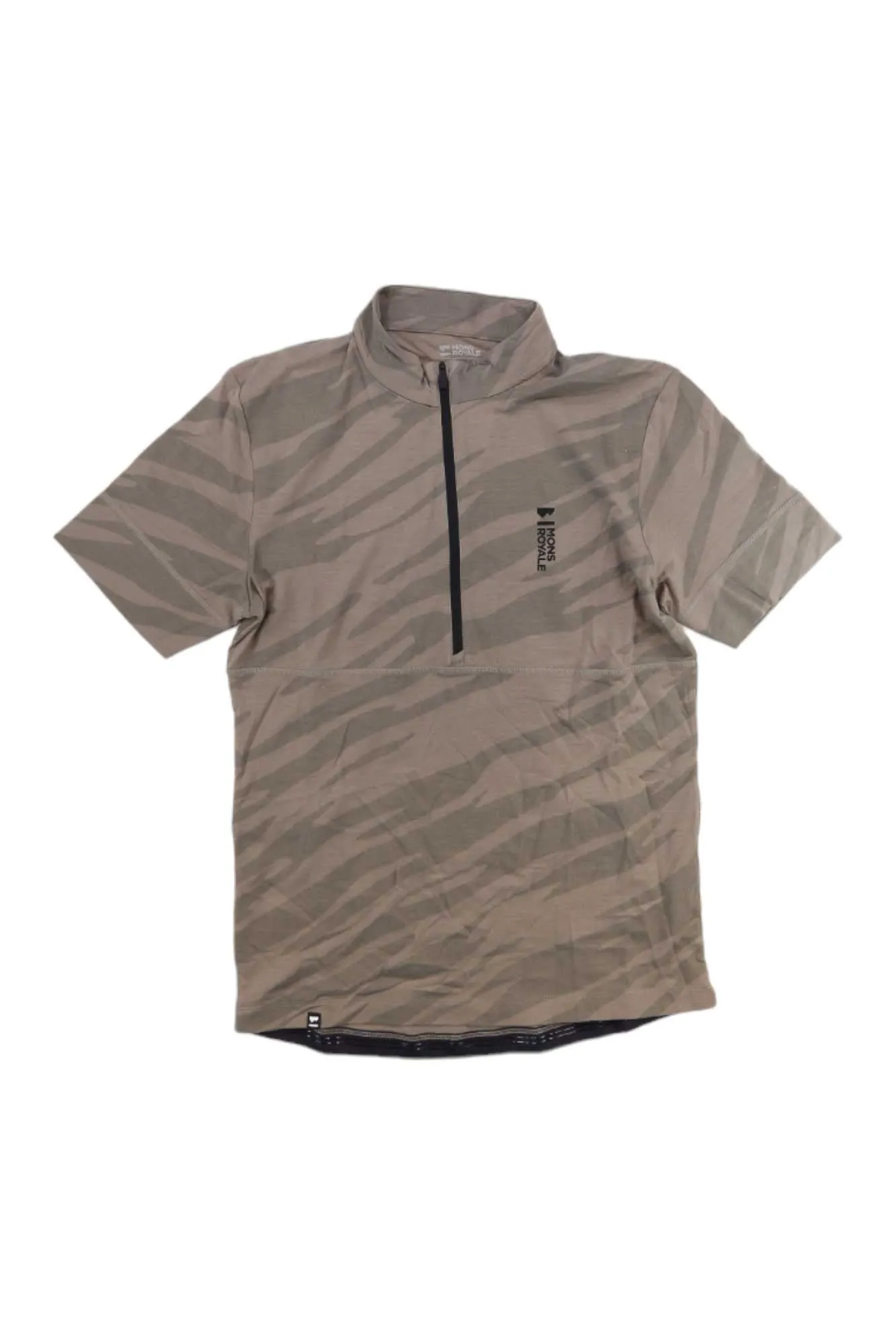 Mons Royale Mens Cadence Half Zip Tee