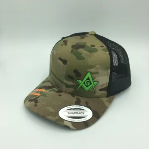 Multi Cam Green Camo caps