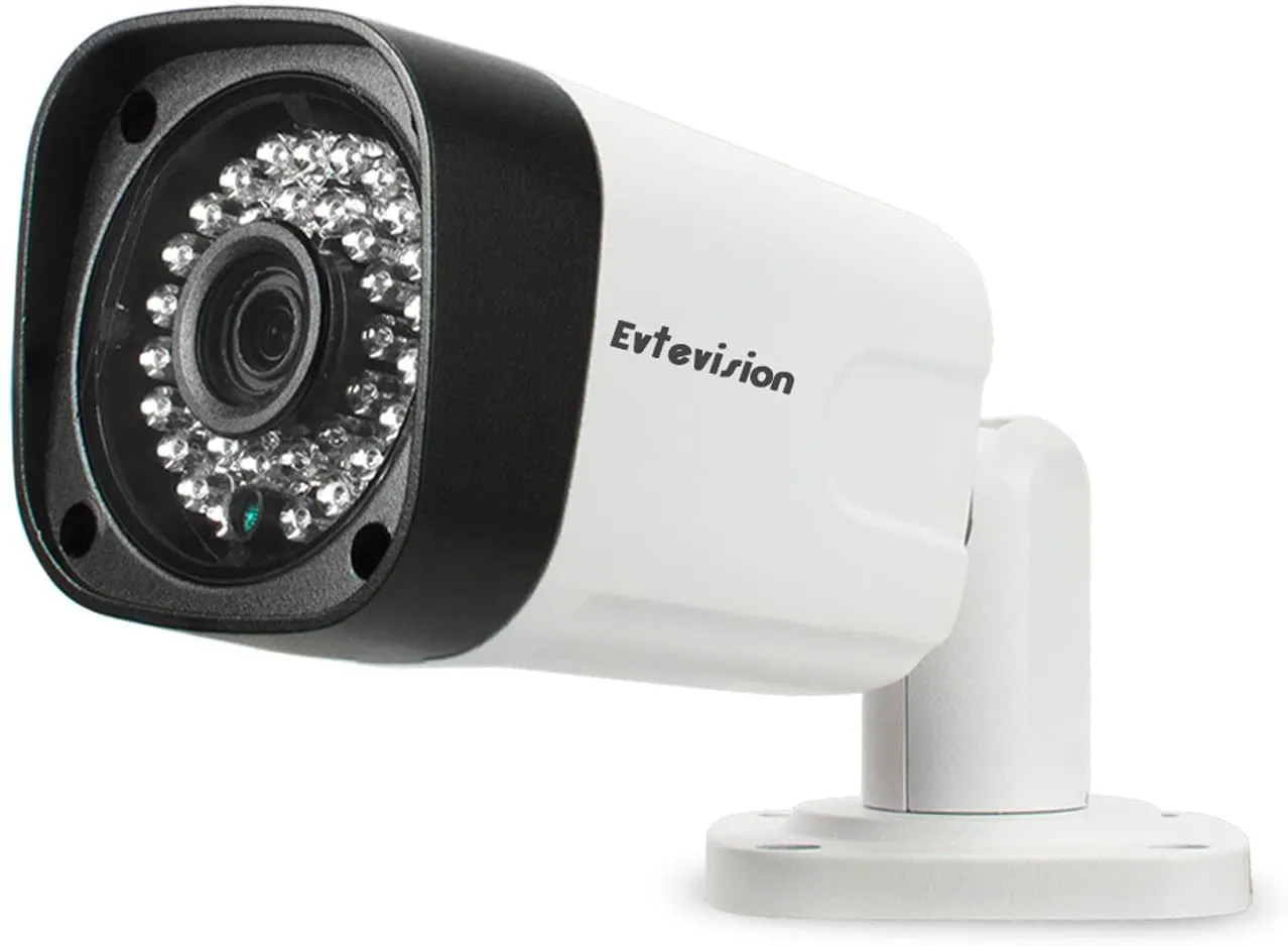 New Evtevision 5MP PoE IP Bullet Camera H.265 IP Security Camera Indoor/Outdoor IR Night Vision 100ft Motion Detection ONVIF Compliant